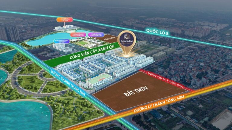 Bán căn shophouse Ban tím dự án Eurowindow Twin Parks
